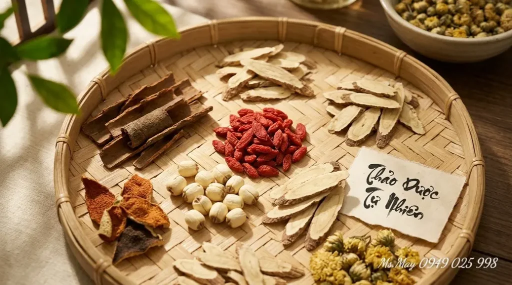 Khái niệm Âm Dương Ngũ Hành minh họa cho nguyên lý trị gốc trong Đông y