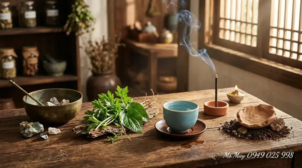 Hình ảnh biểu tượng cho sự cân bằng giữa Chính khí và Tà khí trong Y học cổ truyền.