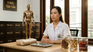 Học viên tự học lý thuyết Y học cổ truyền online qua máy tính