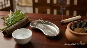 Trang sách cổ Hoàng Đế Nội Kinh bàn về chính khí và tà khí
