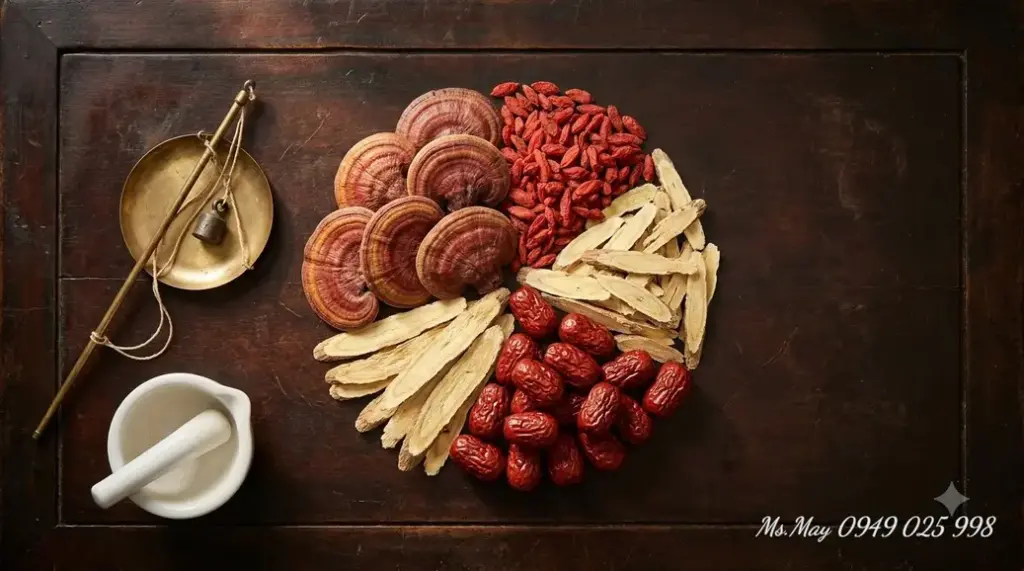 Các vị thuốc đông y được lựa chọn và điều chỉnh theo mùa