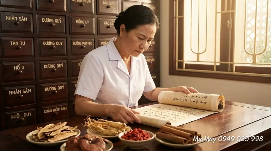 Cấu trúc Quân Thần Tá Sứ trong một bài thuốc Y học cổ truyền