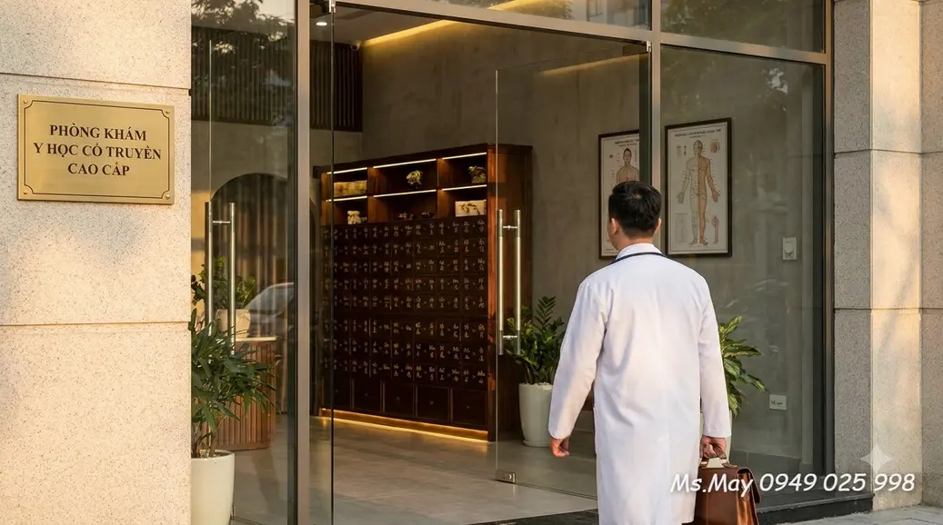 Sinh viên Y học cổ truyền say mê thực hành châm cứu và bốc thuốc