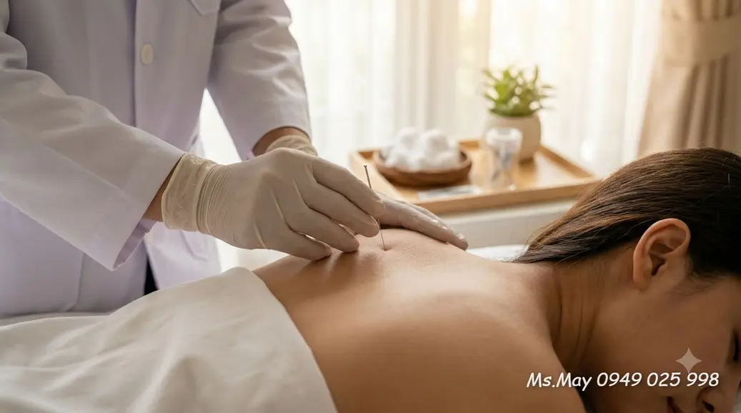Người tập dưỡng sinh hơi thở tĩnh tâm