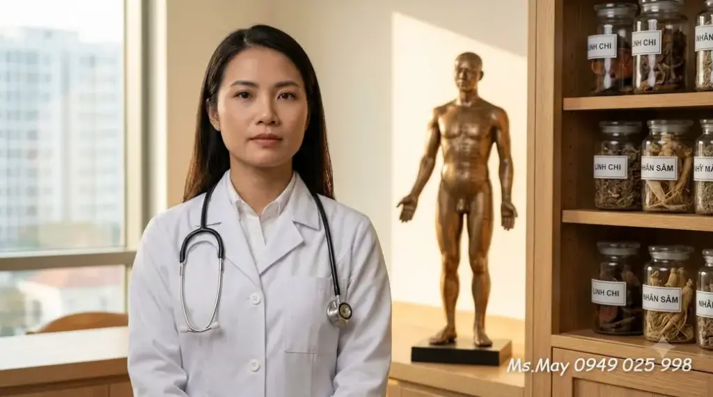 Sinh viên Y học cổ truyền thực hành lâm sàng