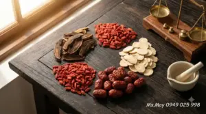 Thầy thuốc Y học cổ truyền đang phối ngũ các vị thuốc