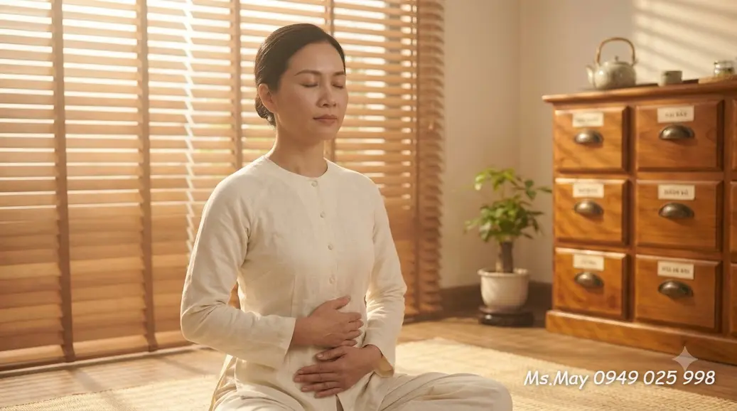 Người bệnh theo dõi huyết áp định kỳ kết hợp điều trị y khoa