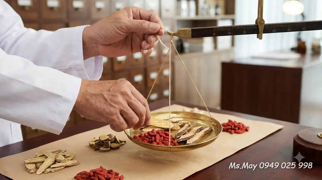 Ấm đất nấu nước thảo mộc trên bếp lửa