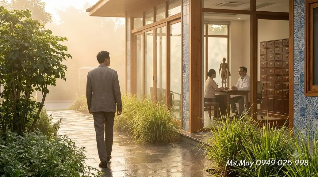 Thực hành thao tác châm cứu trên mô hình huyệt đạo