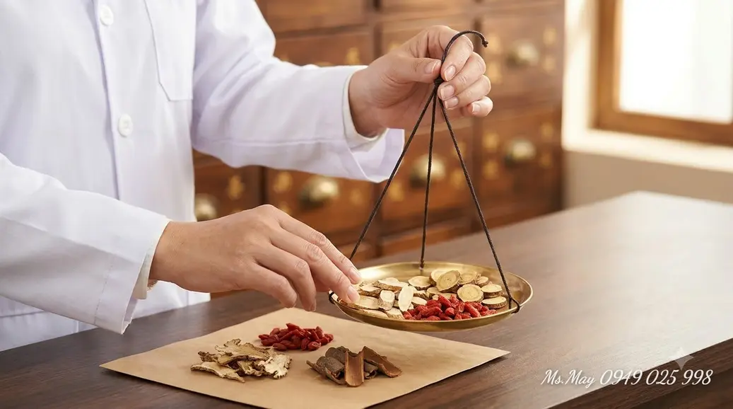 Dược liệu bạch phục linh thái phiến vuông vắn màu trắng